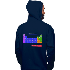 Secret_Shirts Pullover Hoodies, Unisex / Small / Navy Periodic Table of Powerups