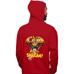 Shirts Pullover Hoodies, Unisex / Small / Red SHAZAM