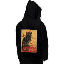 Load image into Gallery viewer, Shirts Pullover Hoodies, Unisex / Small / Black Chat Zombi
