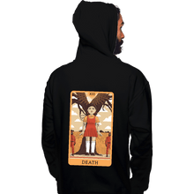 Load image into Gallery viewer, Daily_Deal_Shirts Pullover Hoodies, Unisex / Small / Black Tarot Squid Game Death
