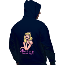 Load image into Gallery viewer, Daily_Deal_Shirts Pullover Hoodies, Unisex / Small / Navy Barbie The Vampire Slayer
