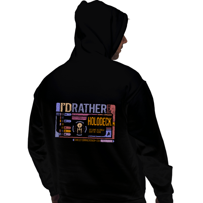 Shirts Pullover Hoodies, Unisex / Small / Black Holodeck Reunion