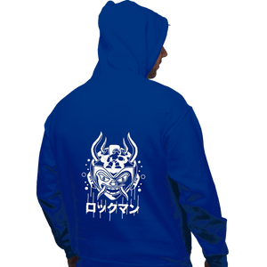 Shirts Pullover Hoodies, Unisex / Small / Royal Blue Blue Bomber Oni