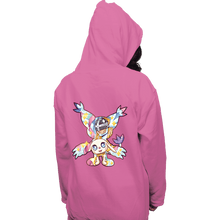 Load image into Gallery viewer, Shirts Pullover Hoodies, Unisex / Small / Azalea Magical Silhouettes - Gatomon
