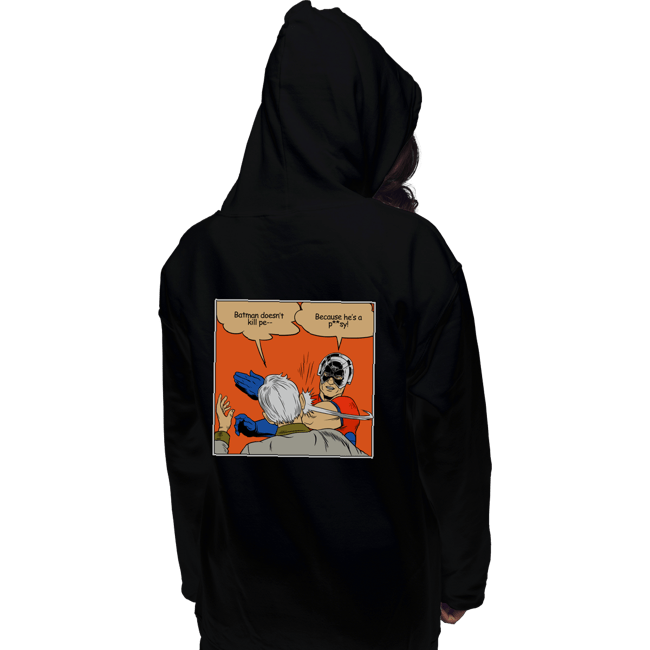 Secret_Shirts Pullover Hoodies, Unisex / Small / Black Peace Slap
