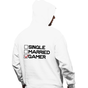 Shirts Pullover Hoodies, Unisex / Small / White The Gamer