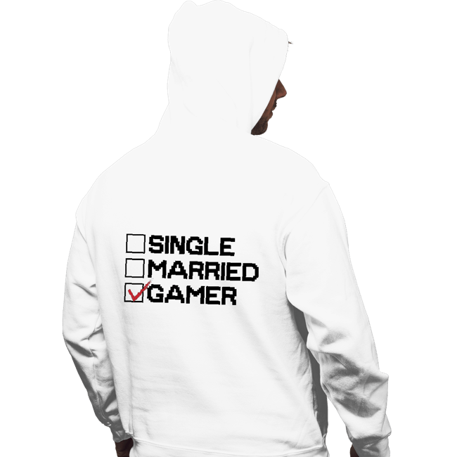 Shirts Pullover Hoodies, Unisex / Small / White The Gamer