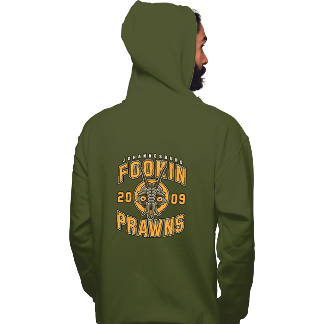Shirts Pullover Hoodies, Unisex / Small / Military Green Joburg Prawns