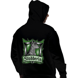 Shirts Pullover Hoodies, Unisex / Small / Black Hairy Pupper House Slobberin
