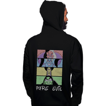 Load image into Gallery viewer, Shirts Pullover Hoodies, Unisex / Small / Black Pure Evil
