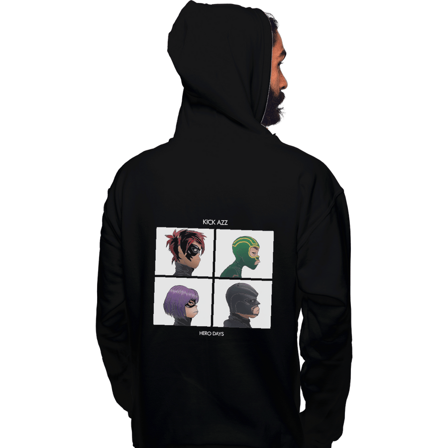 Shirts Zippered Hoodies, Unisex / Small / Black Kick Azz