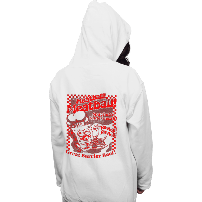 Daily_Deal_Shirts Pullover Hoodies, Unisex / Small / White Ravioli Ravioli!