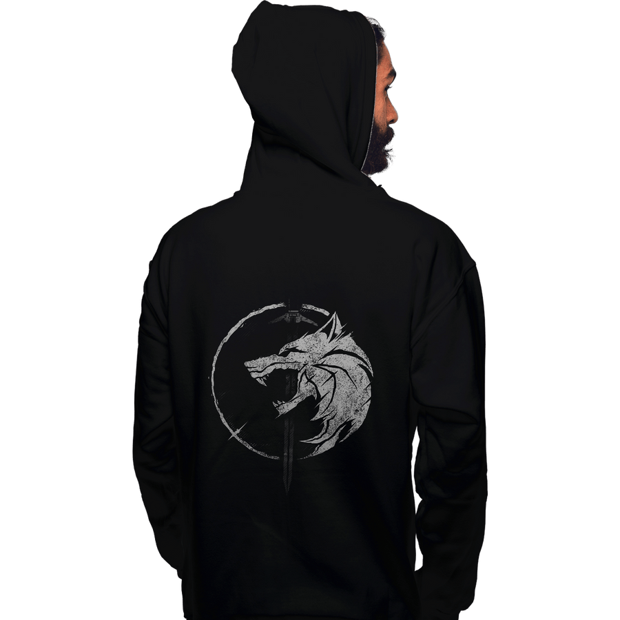 Shirts Pullover Hoodies, Unisex / Small / Black WH1T3 W0LF