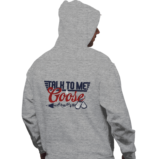 Daily_Deal_Shirts Pullover Hoodies, Unisex / Small / Sports Grey Top Goose