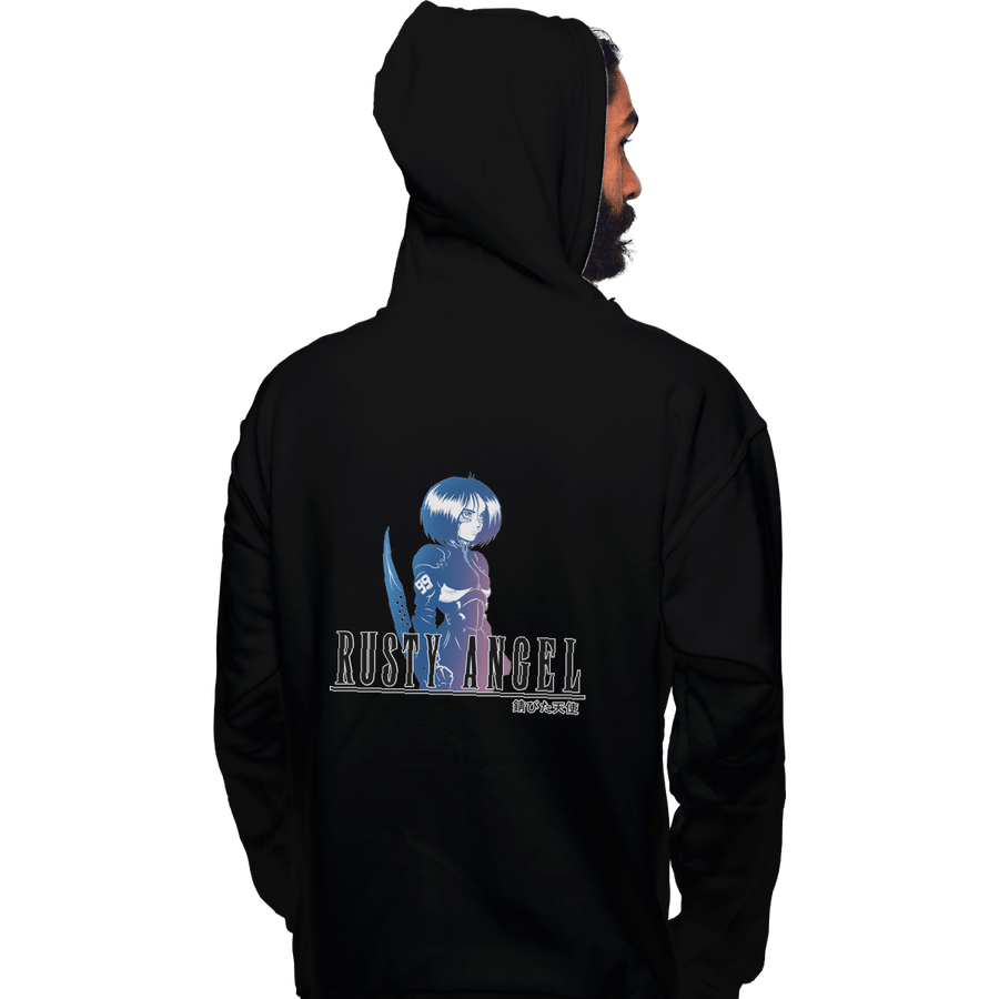 Shirts Pullover Hoodies, Unisex / Small / Black Rusty Angel