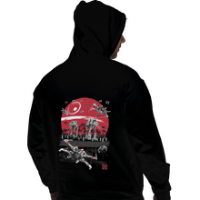 Load image into Gallery viewer, Shirts Pullover Hoodies, Unisex / Small / Black Battle on the beach
