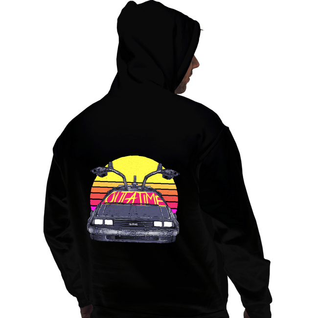 Secret_Shirts Pullover Hoodies, Unisex / Small / Black 80s Outatime