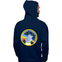 Load image into Gallery viewer, Shirts Pullover Hoodies, Unisex / Small / Navy Millenium Flight Program
