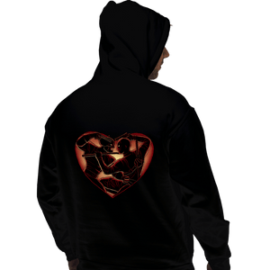 Daily_Deal_Shirts Pullover Hoodies, Unisex / Small / Black Love To Fight