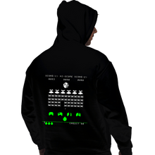 Load image into Gallery viewer, Daily_Deal_Shirts Pullover Hoodies, Unisex / Small / Black Star Invaders
