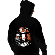 Load image into Gallery viewer, Daily_Deal_Shirts Pullover Hoodies, Unisex / Small / Black Spooky Kitty Crew

