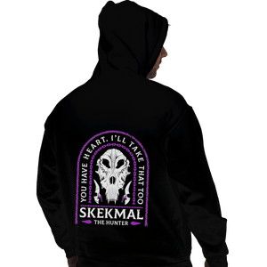 Shirts Zippered Hoodies, Unisex / Small / Black Skekmal The Hunter