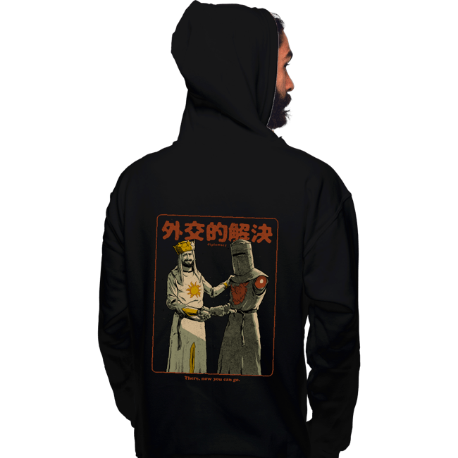Daily_Deal_Shirts Pullover Hoodies, Unisex / Small / Black Medieval Diplomacy