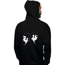 Load image into Gallery viewer, Daily_Deal_Shirts Pullover Hoodies, Unisex / Small / Black The Blues Bros
