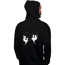 Load image into Gallery viewer, Daily_Deal_Shirts Pullover Hoodies, Unisex / Small / Black The Blues Bros
