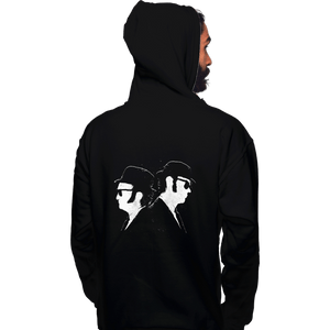 Daily_Deal_Shirts Pullover Hoodies, Unisex / Small / Black The Blues Bros