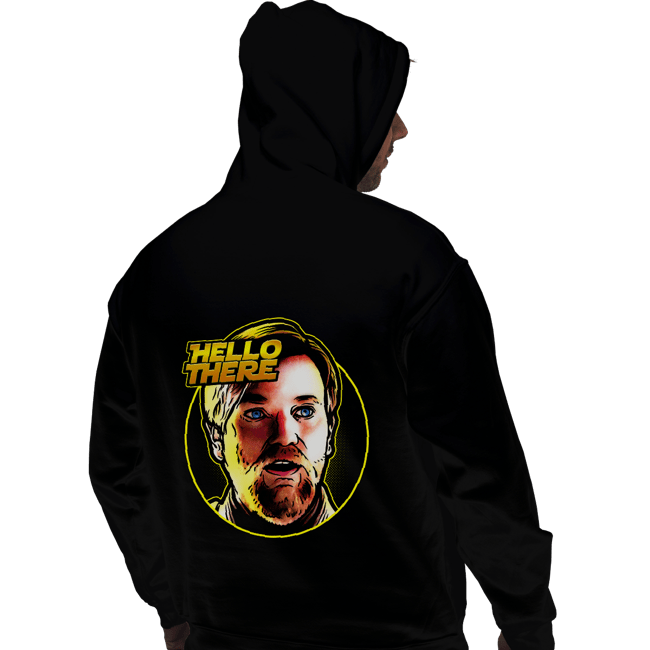 Daily_Deal_Shirts Pullover Hoodies, Unisex / Small / Black Hello There Meme