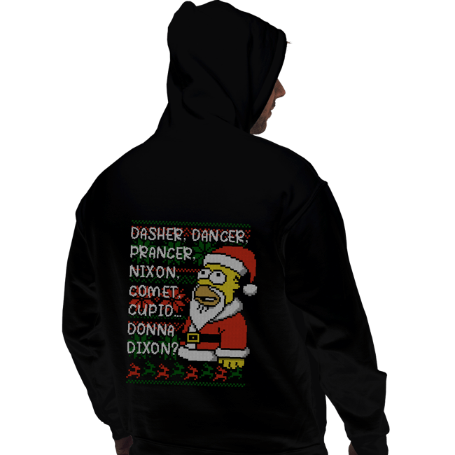 Daily_Deal_Shirts Pullover Hoodies, Unisex / Small / Black I'll Be Homer For Christmas