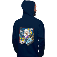 Load image into Gallery viewer, Secret_Shirts Pullover Hoodies, Unisex / Small / Navy Dragon Fight
