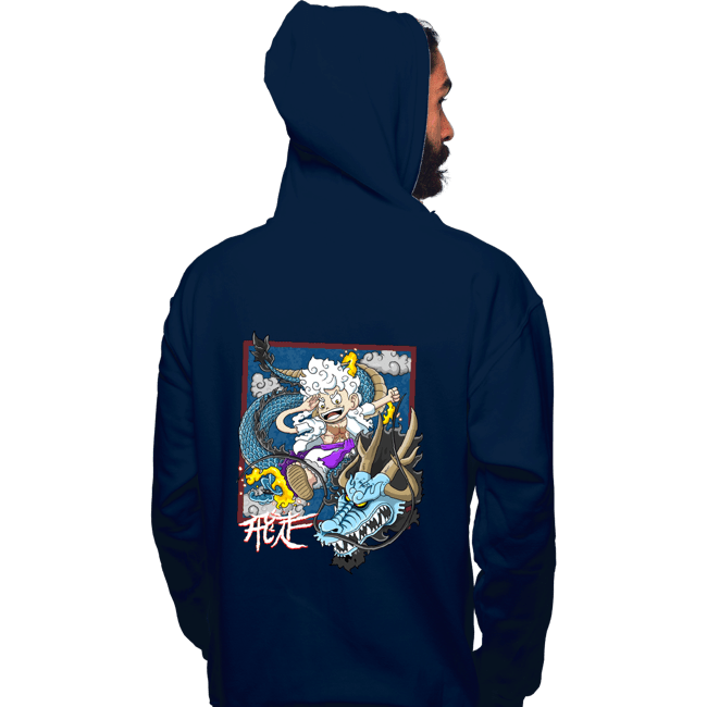 Secret_Shirts Pullover Hoodies, Unisex / Small / Navy Dragon Fight