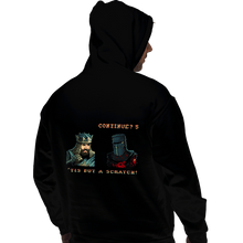 Load image into Gallery viewer, Daily_Deal_Shirts Pullover Hoodies, Unisex / Small / Black King Arthur Continue Screen
