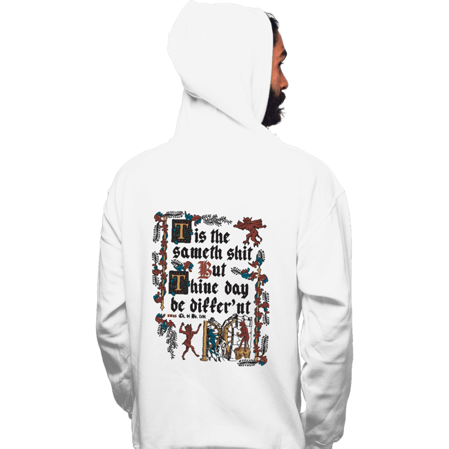 Daily_Deal_Shirts Pullover Hoodies, Unisex / Small / White Illuminated Shiteth
