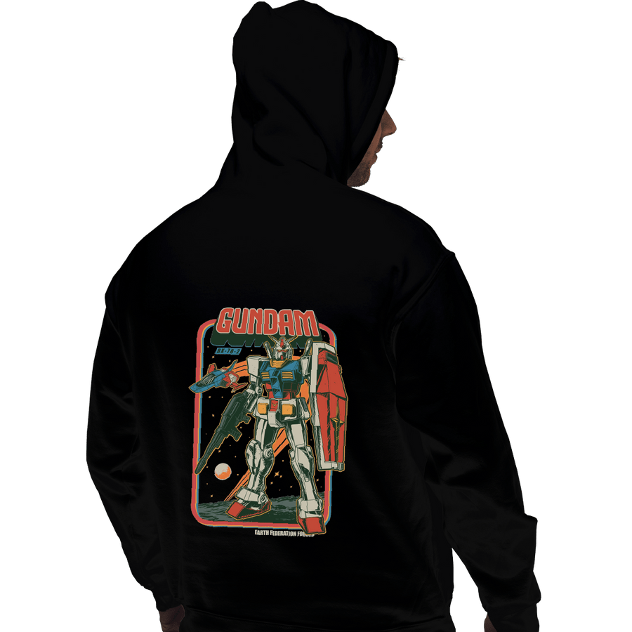 Shirts Pullover Hoodies, Unisex / Small / Black Retro RX-78-2