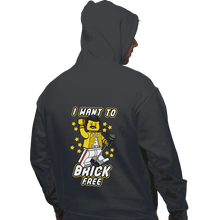 Load image into Gallery viewer, Shirts Pullover Hoodies, Unisex / Small / Charcoal I Want To Brick Free
