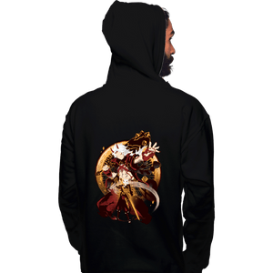 Shirts Pullover Hoodies, Unisex / Small / Black Hanamizaka Heroics Arataki Itto