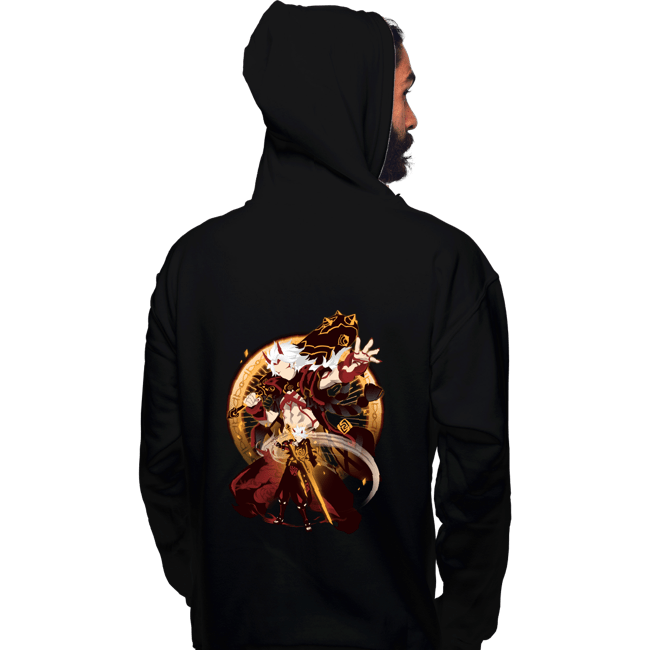 Shirts Pullover Hoodies, Unisex / Small / Black Hanamizaka Heroics Arataki Itto