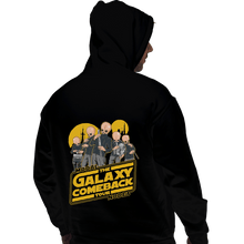 Load image into Gallery viewer, Shirts Zippered Hoodies, Unisex / Small / Black Galaxy Comeback
