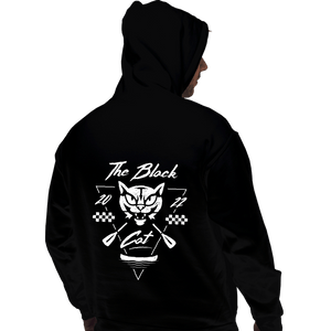 Shirts Pullover Hoodies, Unisex / Small / Black The Black Cat Canoe