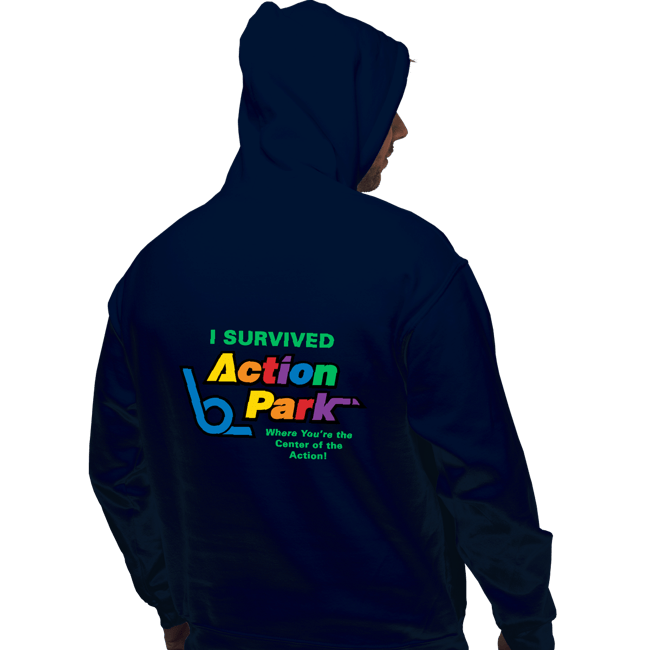 Secret_Shirts Pullover Hoodies, Unisex / Small / Navy Action Park Survivor