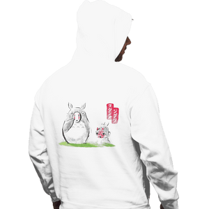 Shirts Pullover Hoodies, Unisex / Small / White Anime Ink
