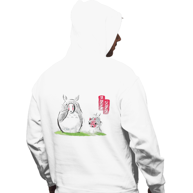 Shirts Pullover Hoodies, Unisex / Small / White Anime Ink