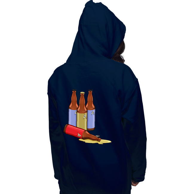 Secret_Shirts Pullover Hoodies, Unisex / Small / Navy Red Label Down
