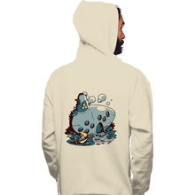 Load image into Gallery viewer, Shirts Pullover Hoodies, Unisex / Small / Sand Ocarina Resting Cabin
