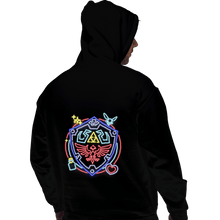 Load image into Gallery viewer, Daily_Deal_Shirts Pullover Hoodies, Unisex / Small / Black Neon Shield
