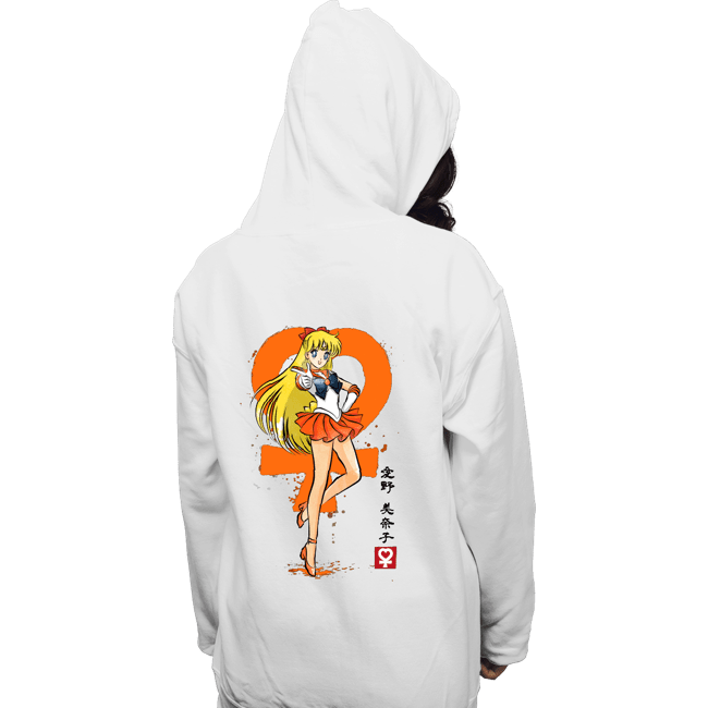 Daily_Deal_Shirts Pullover Hoodies, Unisex / Small / White Venus Sumi-e