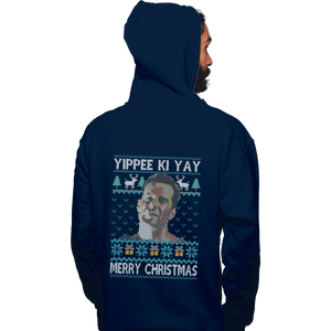 Shirts Pullover Hoodies, Unisex / Small / Navy Yippee Ki Christmas